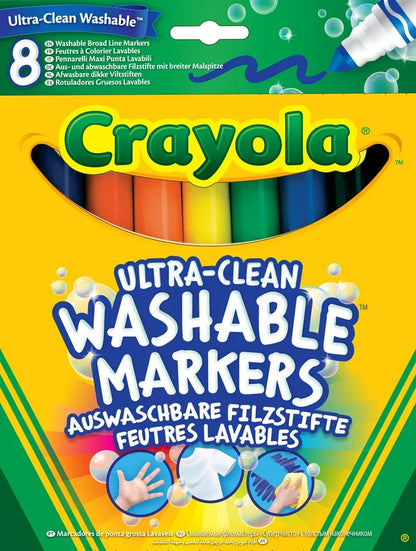 8 Feutres ultra lavables