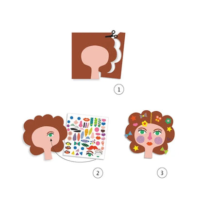 Créer avec des stickers Coiffeurs