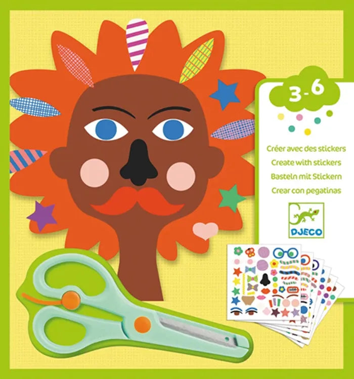 Créer avec des stickers Coiffeurs