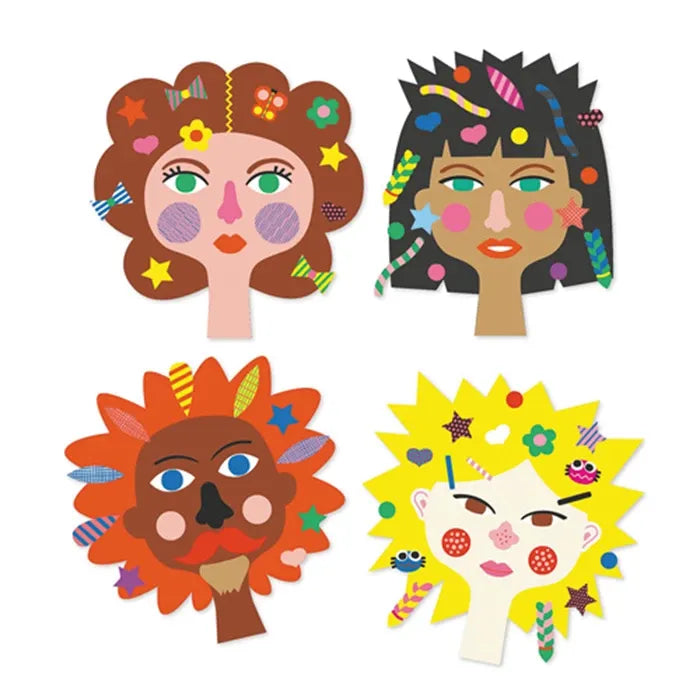 Créer avec des stickers Coiffeurs