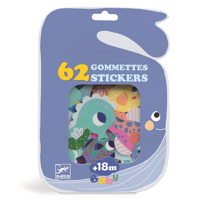 Stickers pour les petits - Animaux de la mer