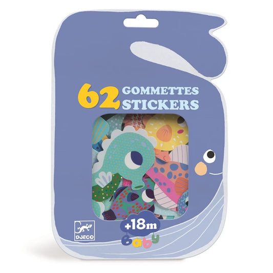 Stickers pour les petits - Animaux de la mer