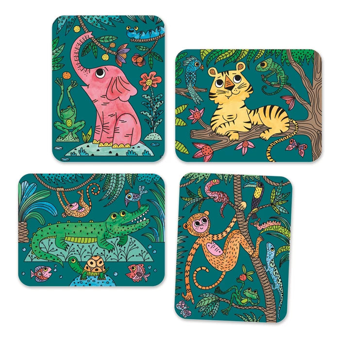 Peinture magique à révéler Dans la jungle