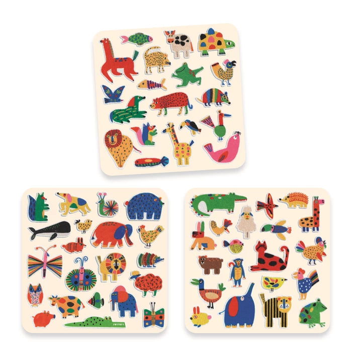 60 Filzsticker Tiere