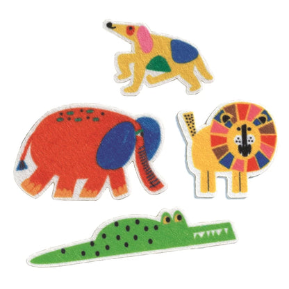 60 Filzsticker Tiere