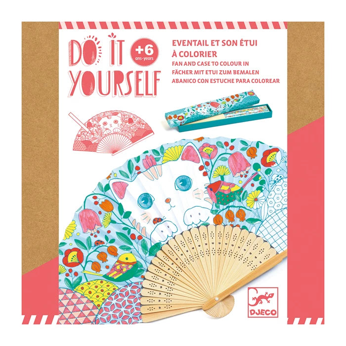 DIY - Eventail et son étui à colorier
