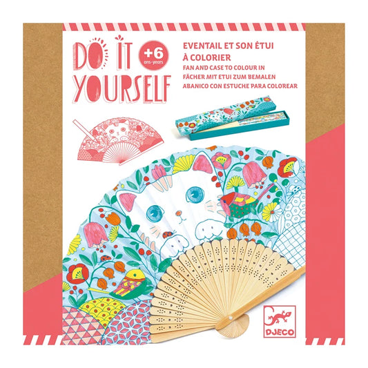 DIY - Eventail et son étui à colorier