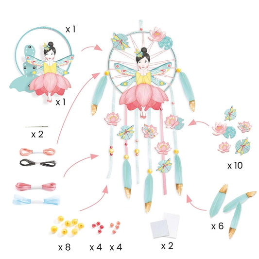 DIY – Traumfänger zum Erstellen einer Lotusfee