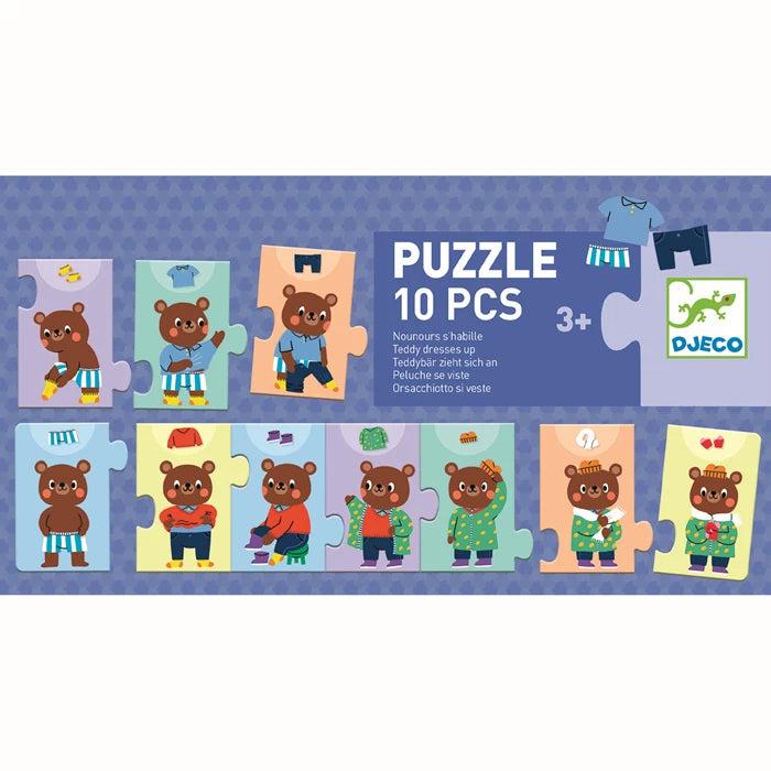 Puzzle Duo Nounours s'habille