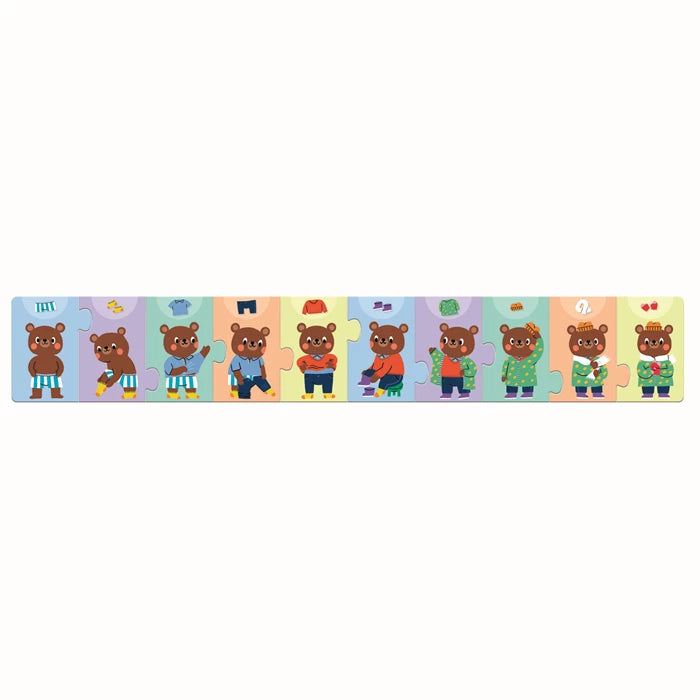 Puzzle Duo Nounours s'habille
