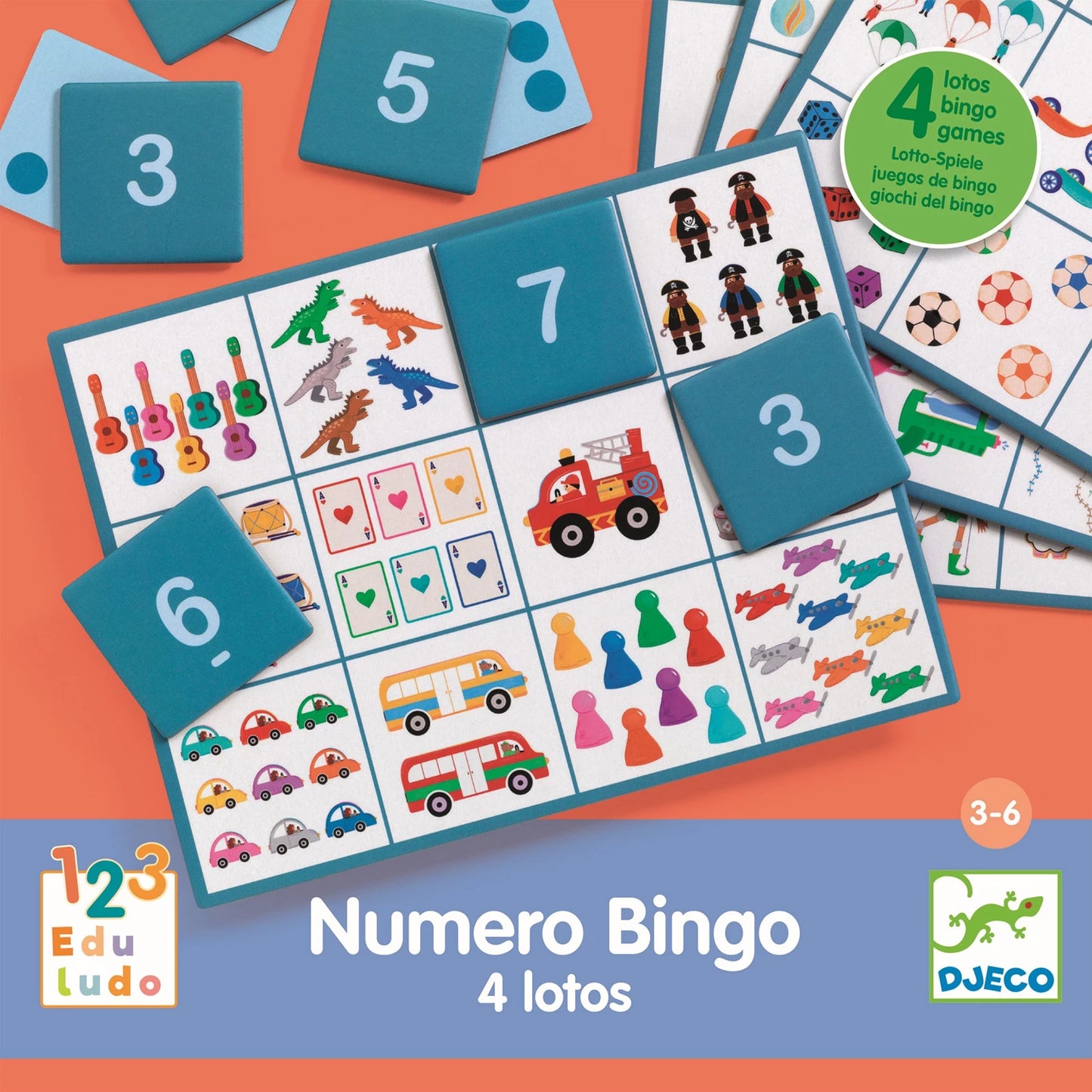 Eduludo Nummern-Bingo