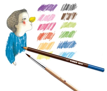 12 Crayons aquarellables