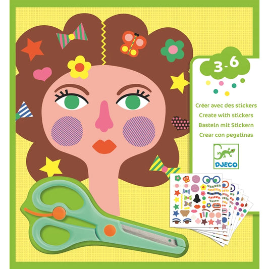 Gestalten Sie mit Friseuraufklebern