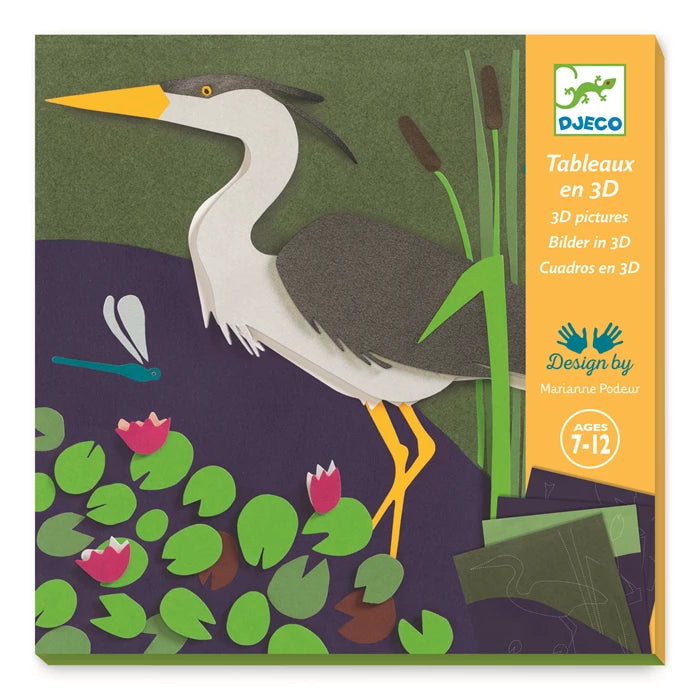 Tableaux 3D Au bord de l'eau