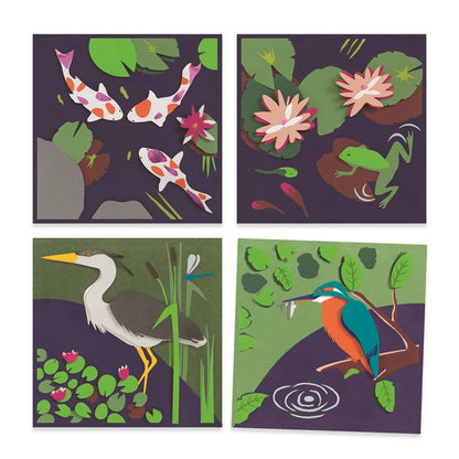 Tableaux 3D Au bord de l'eau