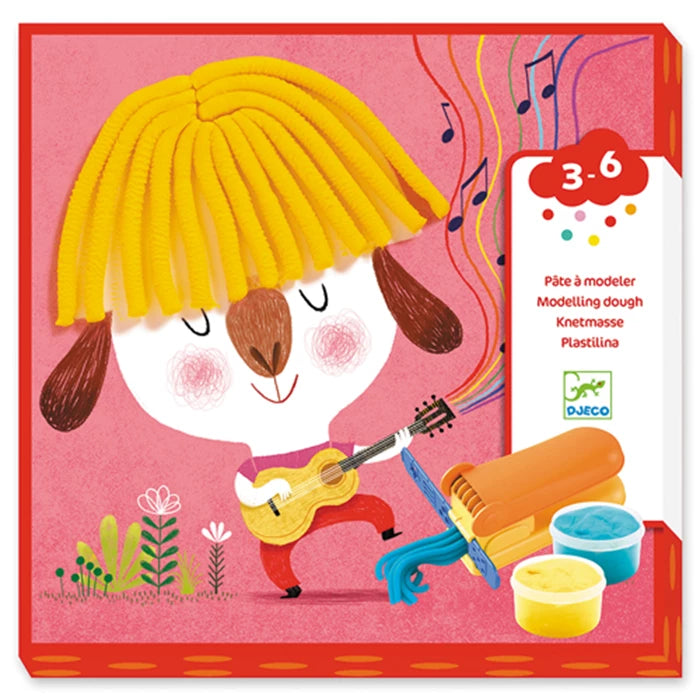 Pâte à modeler Bouclettes et cheveux raides