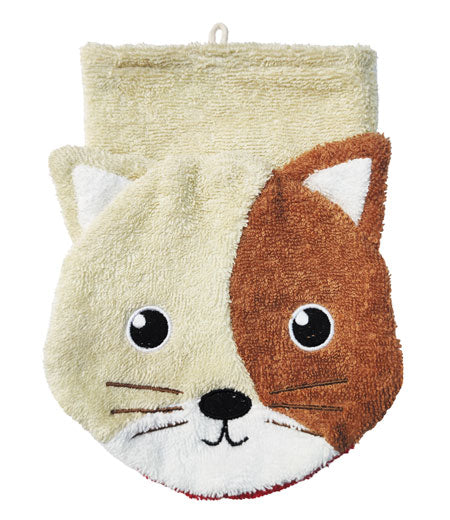 Waschhandschuh BIO - Katze