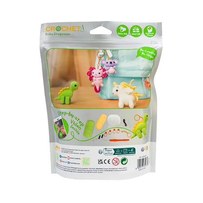 Kit de charme crochet Stégosaure