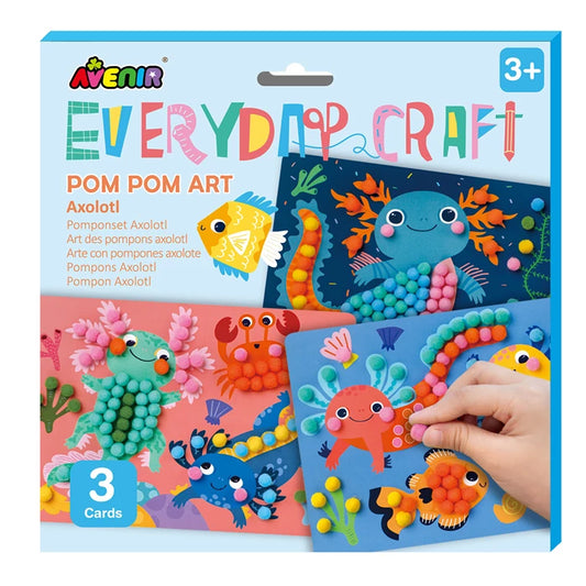 Art der Pompons Axolotl