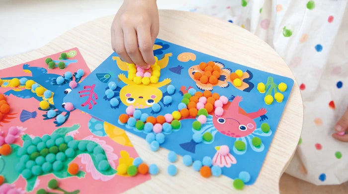 Art der Pompons Axolotl
