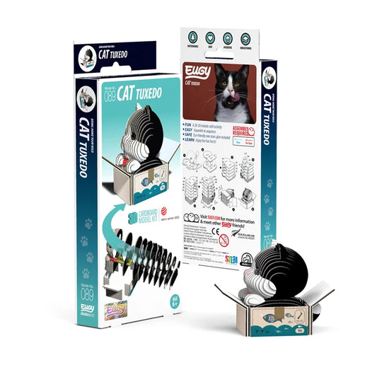 Kit de bricolage 3D Chat Tuxedo