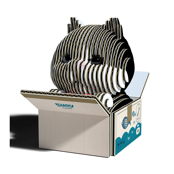 Kit de bricolage 3D Chat Tuxedo