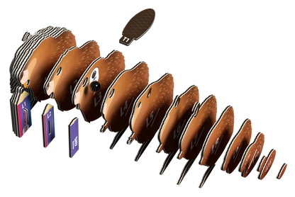 Kit de bricolage 3D Castor