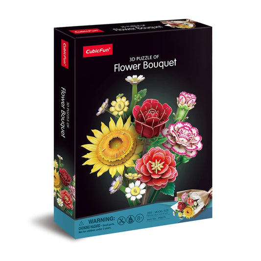 Puzzle 3D Bouquet de fleurs Mix 285 pcs