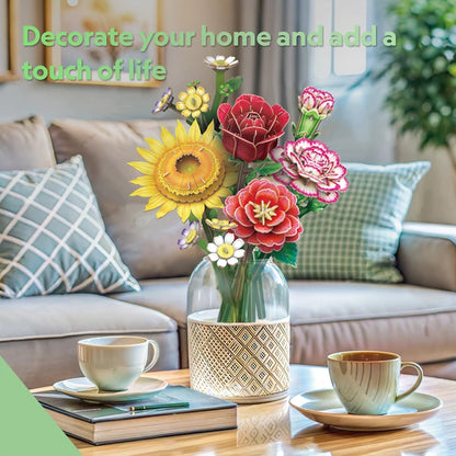 Puzzle 3D Bouquet de fleurs Mix 285 pcs