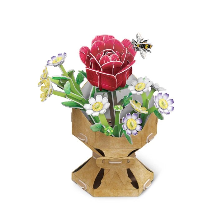 Puzzle 3D Pot de roses 120 pcs