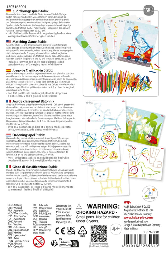 Jeu de classement Bâtonnix