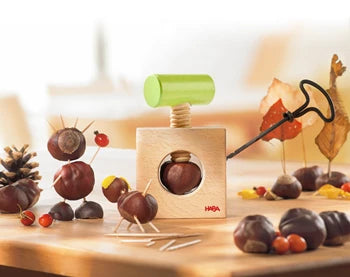 Trapano per castagne e schiaccianoci 2 in 1