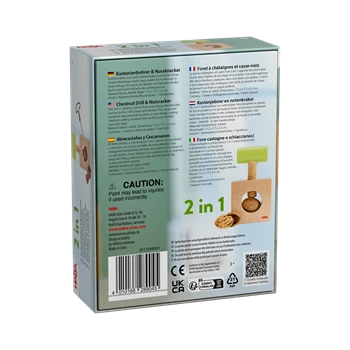 Trapano per castagne e schiaccianoci 2 in 1