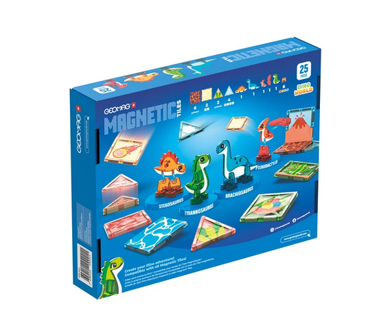 Magnetische Fliesen Edelsteine ​​Dino World