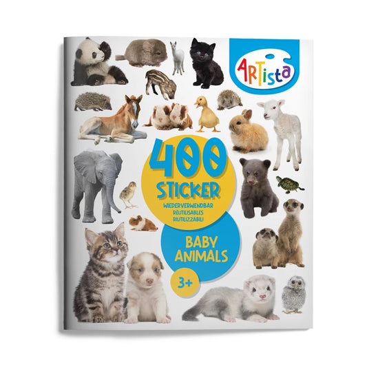 Livre de stickers - Bébés animaux