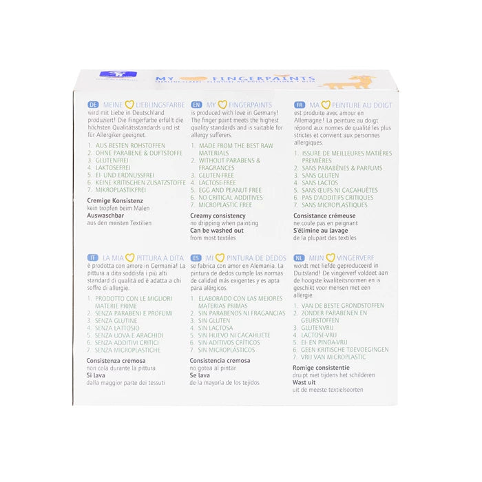 Mes peintures au doigt Basic 6x75g