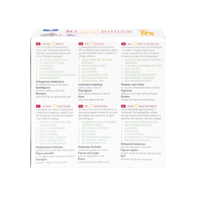 Pâte à modeler Basic 4x150gr