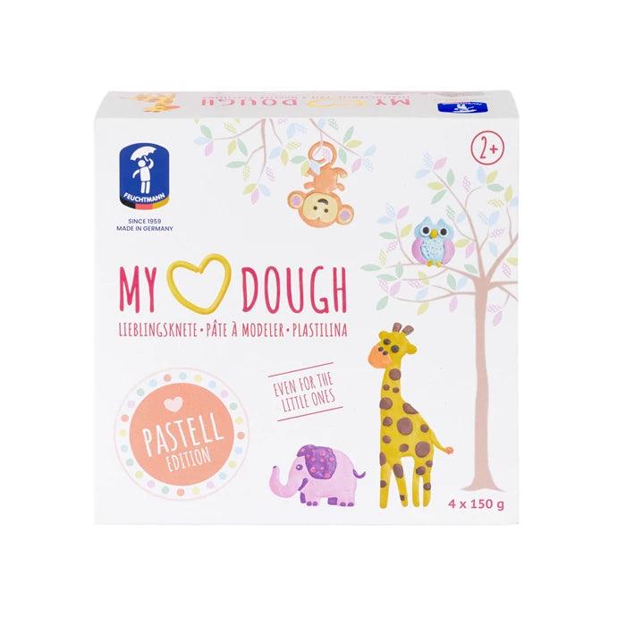 Pâte à modeler pastel 4x150gr