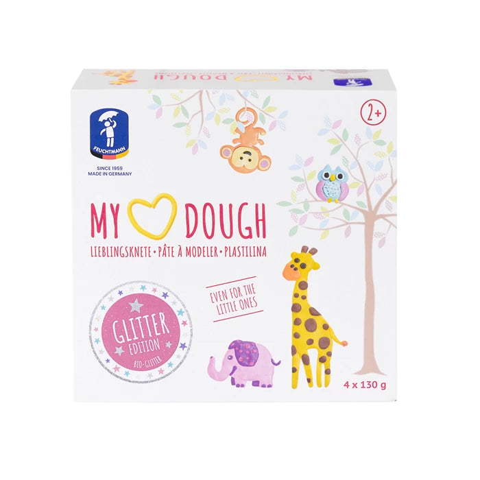 Pâte à modeler Glitter 4x130g