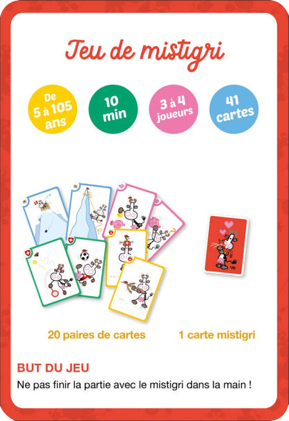 Jeu De Cartes : Mumu Cow Mistigri Chat Alors ! (Französische Version)