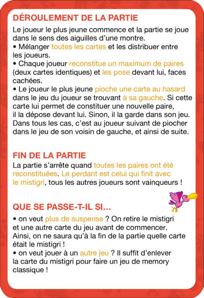 Jeu De Cartes : Mumu Cow Mistigri Chat Alors ! (Französische Version)