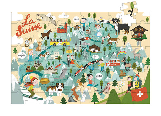 Mon puzzle de Suisse