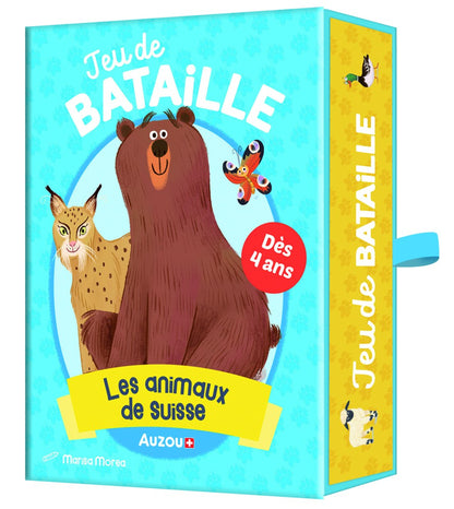 Jeu de Bataille : Les animaux de Suisse (FR)