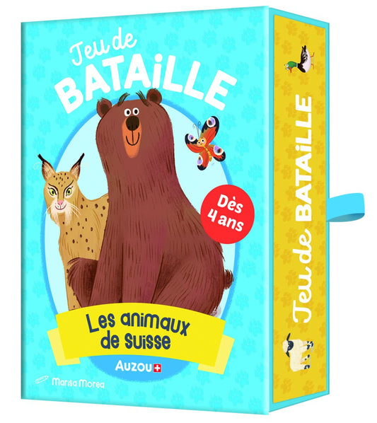 Jeu de Bataille : Les animaux de Suisse (Französische Version)