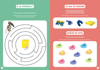 Mon Cahier D'activités P'tit Loup - Je Vais Sur Le Pot (Französische Version)
