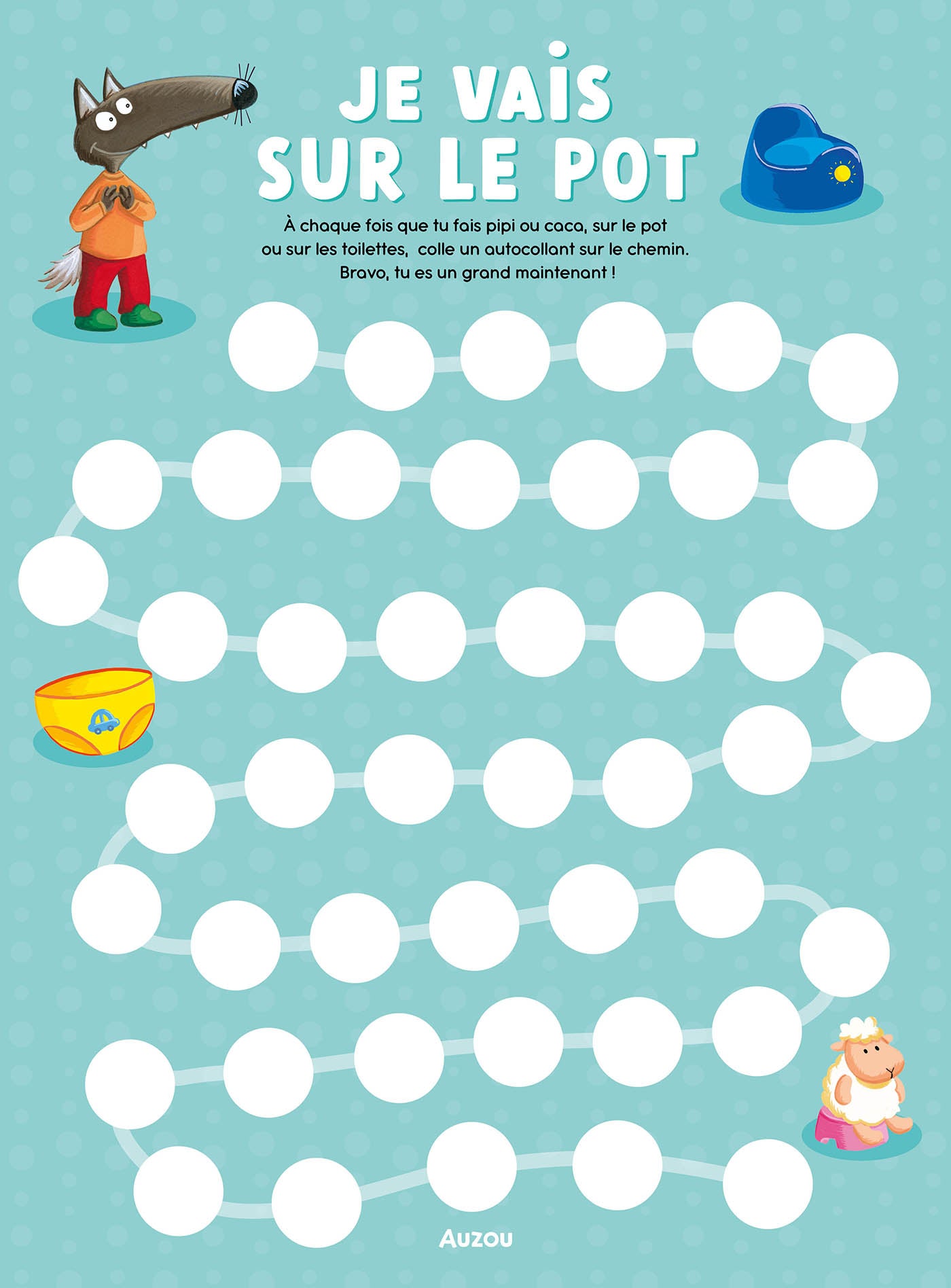 Mon Cahier D'activités P'tit Loup - Je Vais Sur Le Pot (Französische Version)