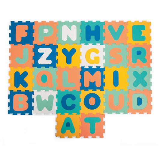Tapis mousse 26 lettres