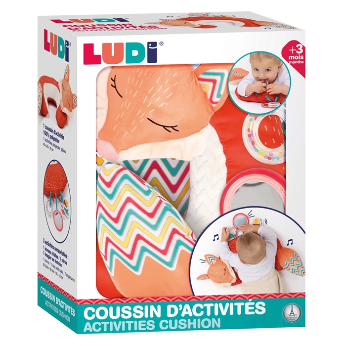 Coussin d'activité Renard