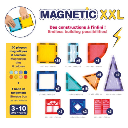 XXL Baule da 100 pezzi magnetici