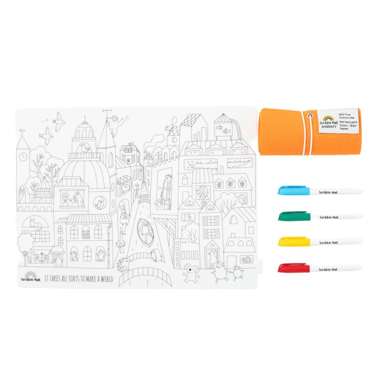 Scribble Mat -  La Ville